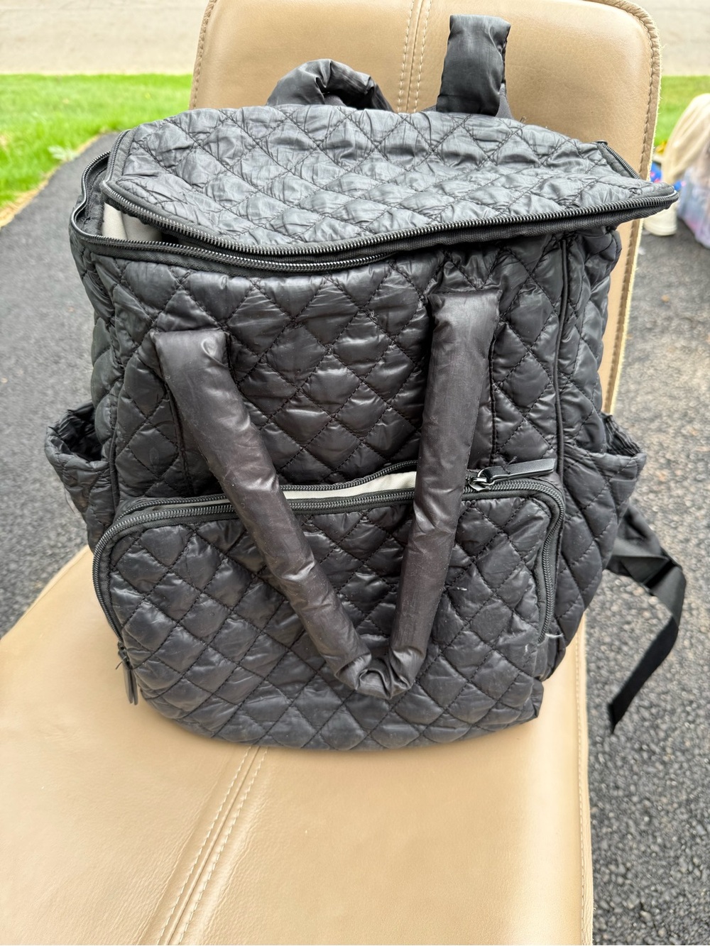 7am enfant insulated quilted baby backpack